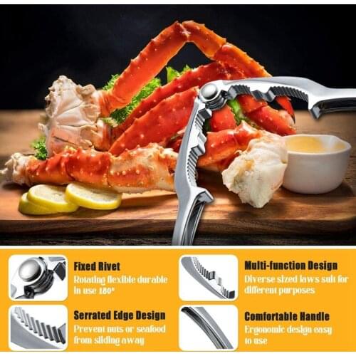 ABZS Crab Crackers and Tools 16 Pieces Lobster Crackers Crab Crackers Sets Seafood Tools Set Nut Crackers Tools