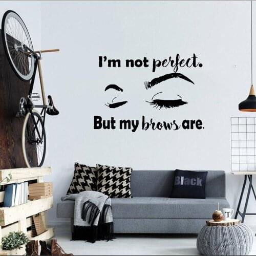 Pretty eyelashes Wall Sticker Girl room living room decorations for home wallpaper Mural Art Decals Sexy stickers DW11422