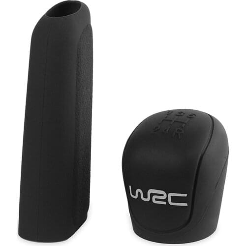 Upgraded Universal Car Silicone Gear Head Shift Shifter Knob Cover Gear Shift Collars Handbrake Car Hand Brake Covers Skin