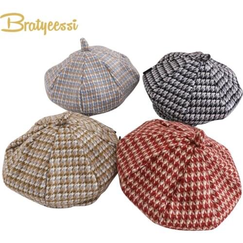 Fashion Winter Baby Hat for Girls Beret Cap Wool Kids Hats Caps for Children Girl Hats Kids Cap Child Accessories for 2-5Y