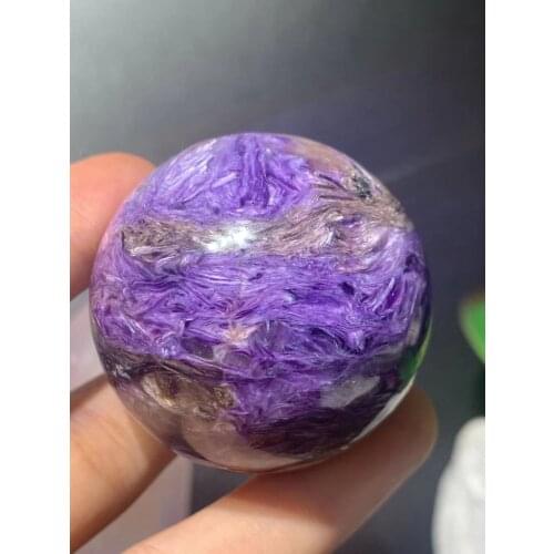 Natural purple dragon crystal ball, healing gem, home decoration, learning, craft gifts