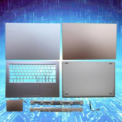 NEW Laptop Hinges/Axis/Back Case/Palmrest /Bottom shell Cover for Lenovo YOGA 6Pro-13IKB 920-13 920-13IKB fingerprint/touchpad