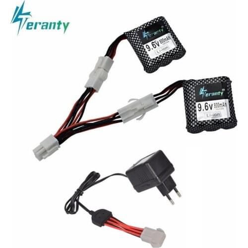 Original Battery 9.6V 800mAh Li-ion battery for 9115 9116 S911 S912 High Power RC Truck RC car 9.6v battery 16500 6P-SM plug
