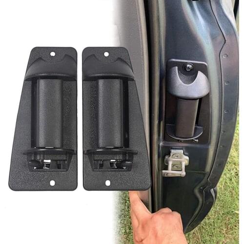Pair Rear Outside Exterior Door Handle for Chevy Silverado GMC Sierra 1999-2007 Extended Cab Pickup 15758172 15758171