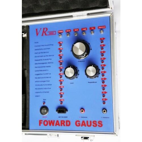 100-240V 50HZ Upgraded Version VR9000 Long Range Underground Metal Detector FORWARD GAUSS Ultrasonic Long Range