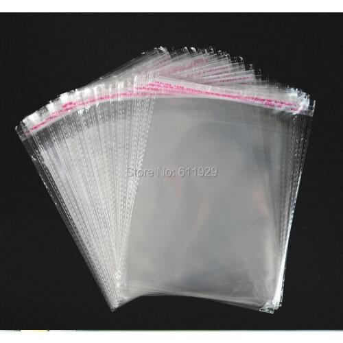 Self adhesive seal plastic bag 30x40cm clear package OPP bag for clothings/promotion packing bags 100 pcs a lot Free Shipping