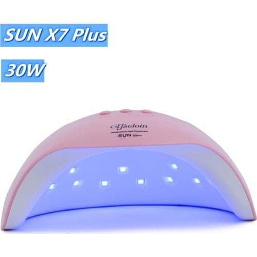 30W Nail Dryer 15Pcs UV LED Lamp Beads SUN X7 Plus Professional Nail Equipment Nail Dryer For Curing All Type Nail Gels