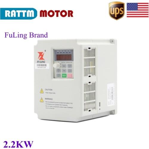 CNC speed control 2.2kw 220V inverter Variable Frequency VFD 3HP Input 3HP Output for Spindle 10A 1000Hz
