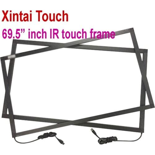 Xintai Touch 69.5 Inches 10 Touch Points 16:9 Ratio IR Touch Frame Panel Plug & Play (NO Glass)