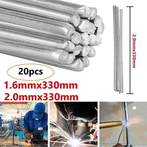 1.6/2mm Aluminium Welding Rods 10/20Pcs Aluminum Durafix Soldering Great Rod Solder for Soldering Aluminum Weld Bars Easy Melt