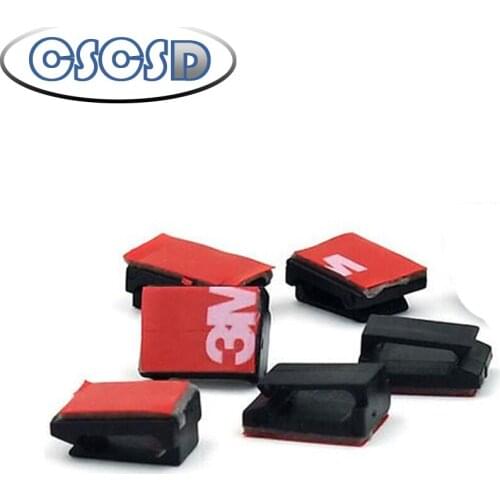 10pcs wiring fixed clip flat cable clamp fixed cable buckle data line arrangement wire clip management and fixation