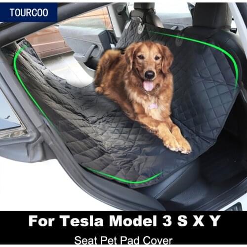 Car Rear Seat Pet Pad Anti-dirty Pad Cover for Tesla Model 3 S X Y Portable Car Mat