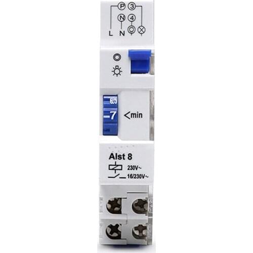 CE ALST8 (E8) 7 Min Staircase Lighting 230VAC DIN Rail Mounted TIME SWITCH