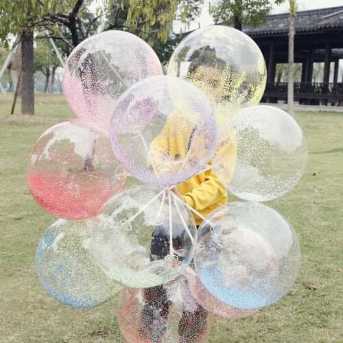One Giant Balloon Rainbow Color Bubble Balloon Birthday Party Wedding Decoration Balloon Children Toy BoBo Balloon