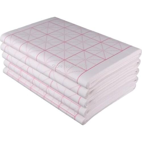 100Pcs 1800/3200/5000 Square Xuan Paper Chinese Raw Rice Paper Painting Calligraphy 34x68cm