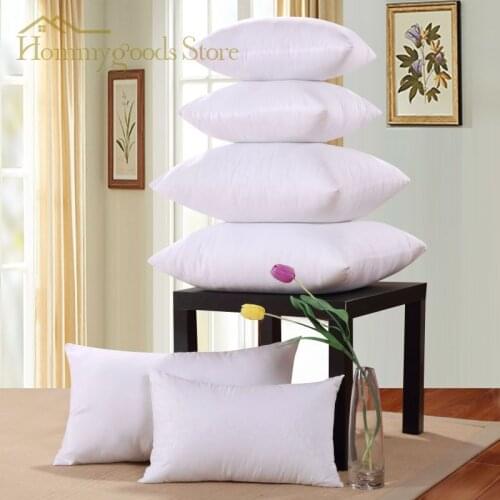New40x40/45x45/35x50/50x50/55x55/50x70/60x60cm Solid Pure Cushion Core Pillow Inner PP Cotton Filler Health Care Cushion Filling