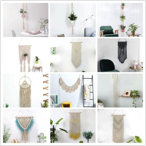 Handmade Wall Hanging Tapestry Macrame Wedding Ceremony Backdrop Wall Art Wedding Home Living Room Home Decor