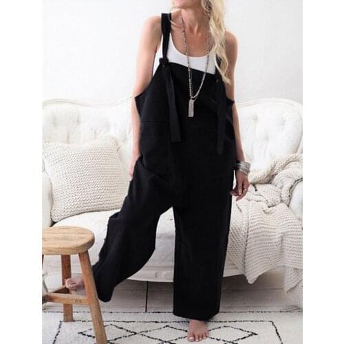 New Sexy Women Jumpsuit Ladies Playsuit Long Sleeve Jumpsuits Romper Fashion Women Pocket Jumpsuit Solid Overalls Female Pants