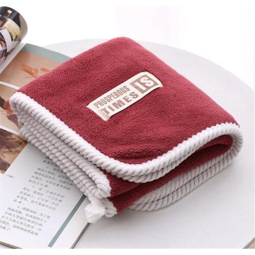 35x75cm 70x140cm Absorbent Drying Bath Hair Towels Thick Microfiber Washcloth Swimwear Shower Coral Fleece Bath towel Cloth