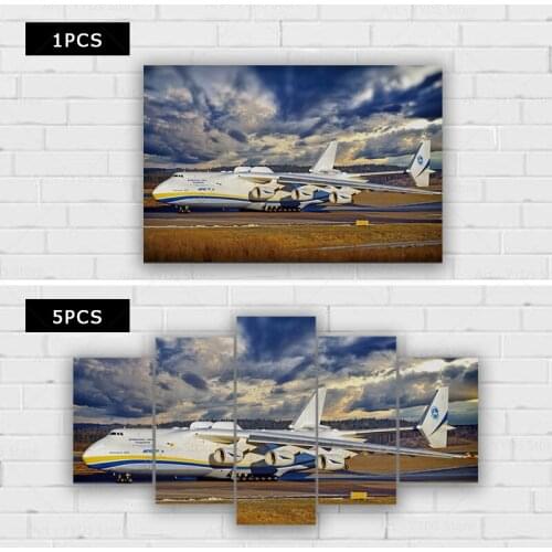 Largest an 225 antonov super cargo plane aircraft Canvas posters on the wall picture home living room decoration bedroom