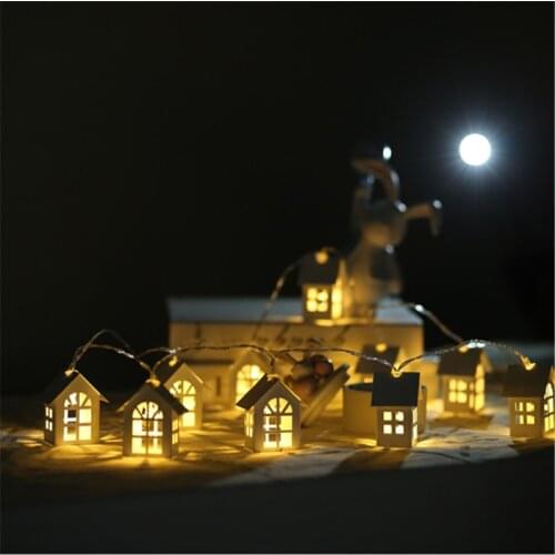 Merry Christmas 2M 20 LED Light String Home Bedroom Decoration Small House Light String New Year Christmas Decoration 2022 Noel