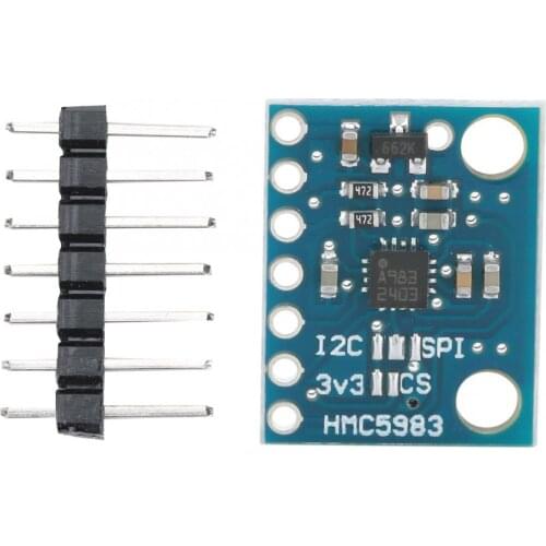 Triaxial Module GY-282 HMC5983 Compass Module High Accuracy 3 Shaft Temperature Compensation
