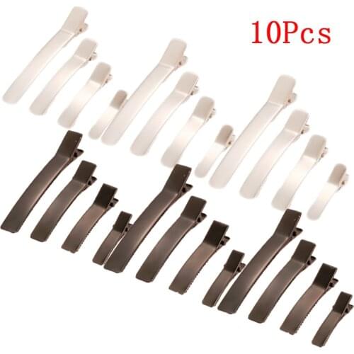 10PCS/ Wide Mouth Crocodile DIY Hair Clips for Women Girls Headband Hairpins Metal Barrettes Hair Accessories New Headwear