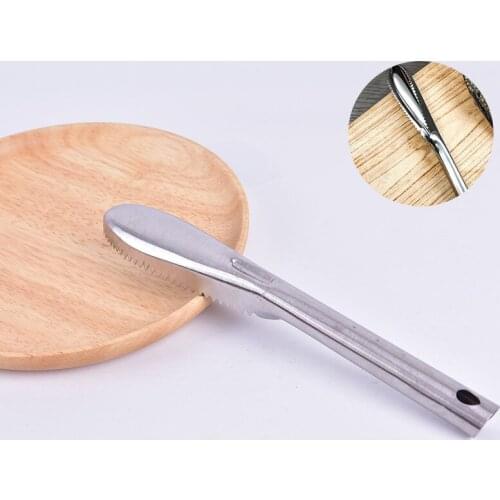 1PC Stainless Steel Fish Scale Remover Cleaner Scaler Scrapers & Kitchen Peelers