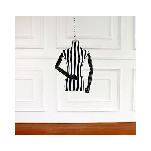 4style Female mannequin body cloth model props hanging half-length wedding Stainless steel hook display wood hand 1pc D349