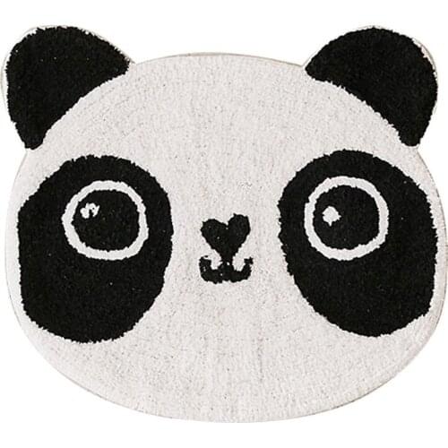 55x63/75x86cm cartoon totoro tuffed doormat hallyway mat door rug panda carpet doormat bathroom mat foot pad