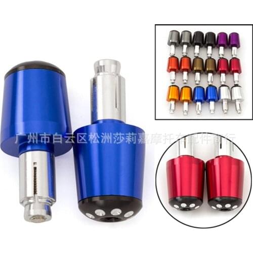 9 Ccolors Available 7/8"22mm Motorbike Handlebar Grips Cap Moto Hand Bar Ends Handle Plug Cover Decal Motorcycle Accessories