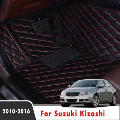 Car Floor Mats For Suzuki Kizashi 2016 2015 2014 2013 2012 2011 2010 Custom Auto Carpets Waterproof Anti Dirty Leather Interior
