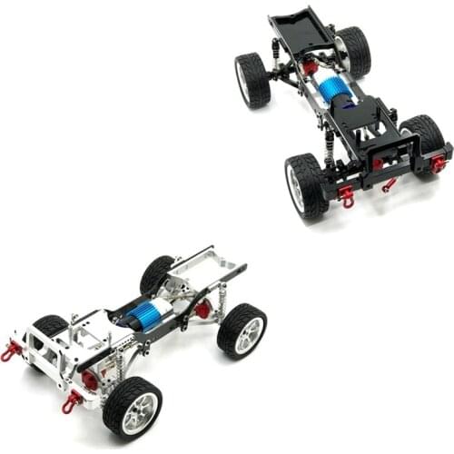 For MN D90 MN-90 MN99S 1/12 RC Car Assembled Metal Frame Chassis Axle Gearbox Pull Rod Set Upgrade Parts Accessories