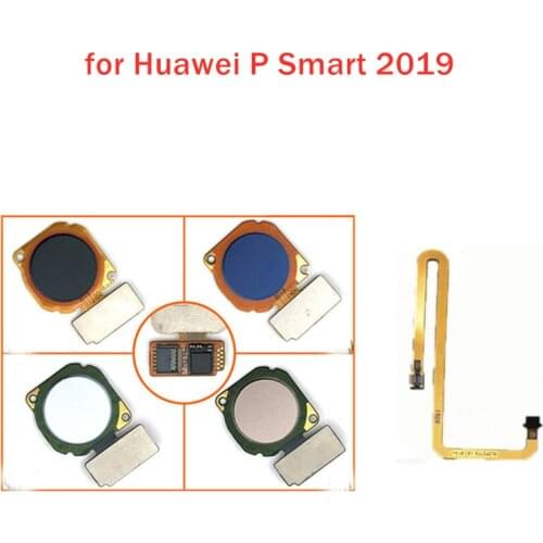 For Huawei P Smart 2019 Fingerprint Sensor Scanner Connector Home Button Key Touch ID Flex Cable Test QC Flex Cable Repair parts