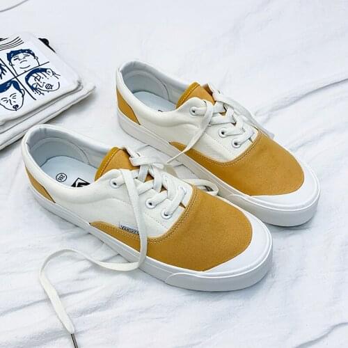 Chic Canvas Shoes Women Flat Form Sneakers 2021 Spring Student Casual Sneakers Comfortable Canvas Vulcanize for Women