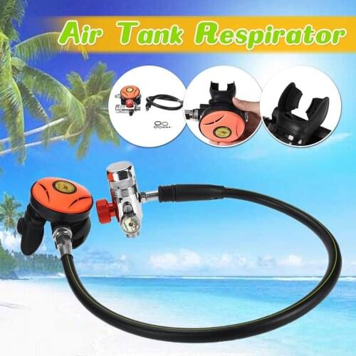 Scuba Oxygen Cylinder Snorkeling Regulator Diving Tank Respirator Snorkeling Refill Adapter Diving Equipment Diving Respirator