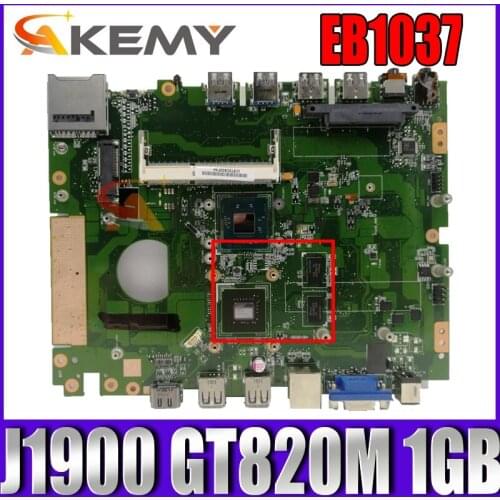 EB1037 motherboard J1900 CPU GT820M 1GB For asus All in one Desktop Motherboard EB103 EB1037 Laptop mainboard Test 100% ok
