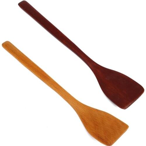 No-Stick Wooden Spatula Turner Fried Shovel Wooden Spatula Kitchen Tool for Non-stick Pan Rice Spoon Kitchen Cooking Tool