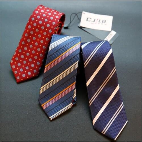 2020 Newest Men Ties 7cm Tie Bow Tie Custom Made Group Striped Tie Business Dress Wedding Tie