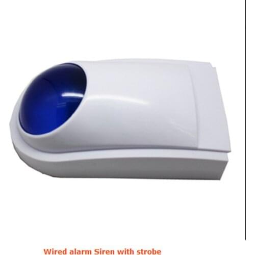Wired Strobe Alarm Siren For Burglar Alarm System