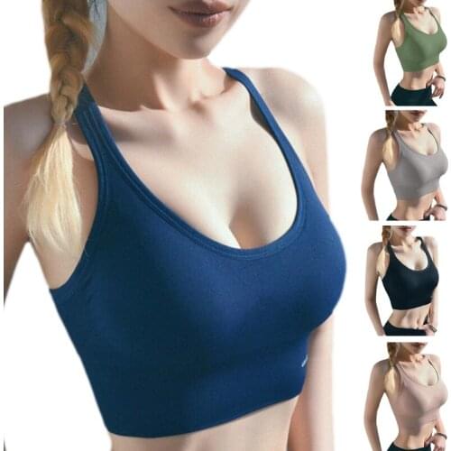 Sports Bra With Padded Yoga Top Women Push Up Running Bra Sexy Beautiful Back Gym Fitness Exercise Bra Underwear G99D