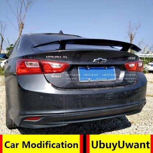 General Purpose Car Styling ABS Material and Surface Carbon Fiber Rear Spoiler For MALIBU XL 2017-2020 Universal Car Spoiler