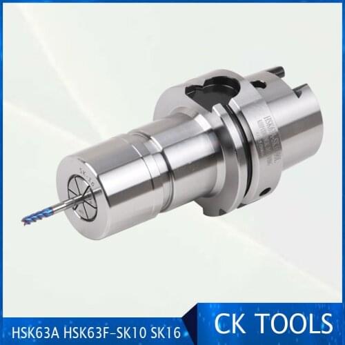 HSK quickly change hsk63a hsk63F SK10 SK16 high speed CNC Collet Chuck Series tool holder machinery tools accessories