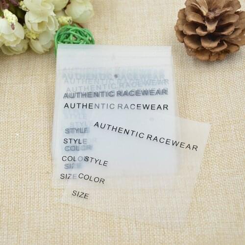 The blank spot high-end clothing plastic transparent PVC transparent gilt silver card custom tag tag