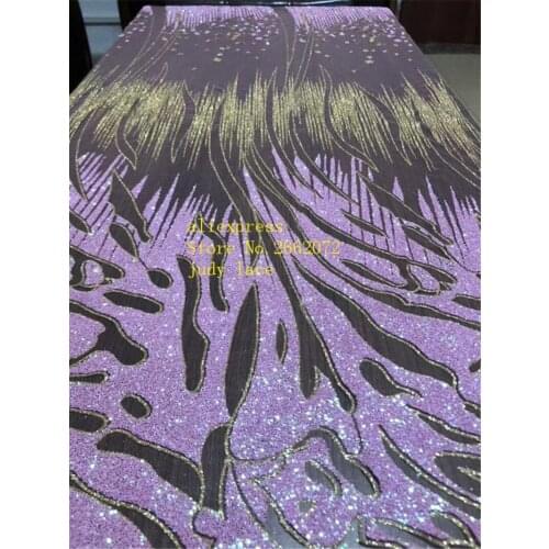 5yards/bag Mixed color creative pattern flash powder material fashion fabric for wedding dress fashion design HL179