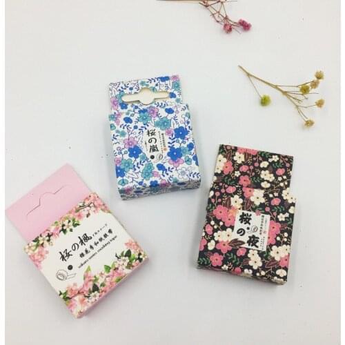 Free Shipping Lovely washi paper tape with color box/15mm*7m Beautiful flower world masking japan washi tape
