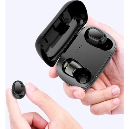 Bluetooth Earphone Lightweight Stereo Wireless Earphone Earbuds Headset With 400mAh Charging Box