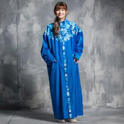 Long Men Raincoat Poncho Women Rain Coat Motorcycle Cape Gear Rainwear Poncho Adult Rain Coat