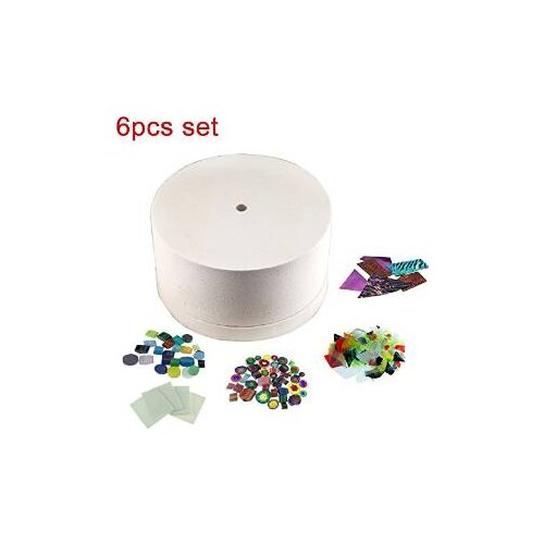Economic Jewelry Kits Extra Large Microwave Kiln With COE90 Fusing Glass Kiln Kit 6pcs set