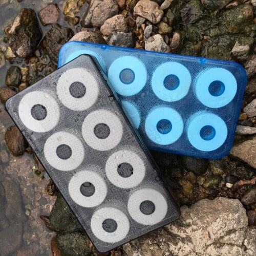 Fishing Line Spools tools 16PcsFoam Hanging Board Fishing Rod Tackle